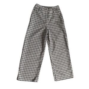 H&M Houndstooth Wide Leg Pants Size 0